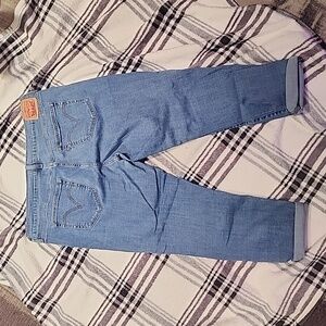 LEVI'S Boyfriend cropped Boyfriend jeans sz33